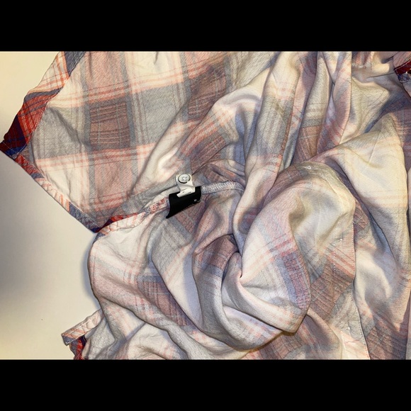 Rock&Republic Belted Button Down Midi Dress size XXL. Tartan red. - Picture 10 of 12